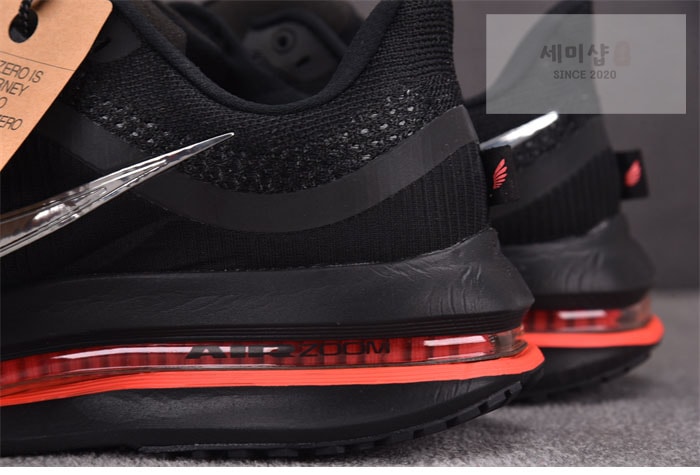 Nike 나이키 페가수스 프리미엄 에어스케이프 러닝슈즈 블랙 브라이트 크림슨 신발 11번 이미지