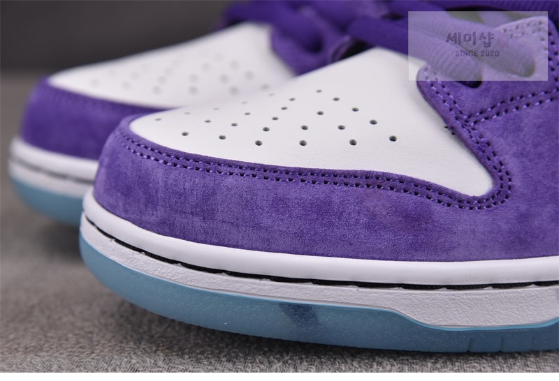 Nike 나이키 SB 덩크 로우 프로 x 헤일리 윌슨 블랙 앤 코트 퍼플 HJ0513-500 신발 12번 이미지