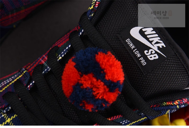 Nike 나이키 x 나드와르 SB 덩크 로우 타탄 II1493-600 신발 3번 이미지