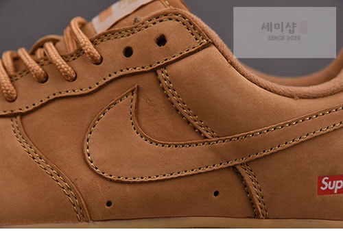 Nike 나이키 x 슈프림 에어포스1 로우 플랙스 된장 신발 11번 이미지