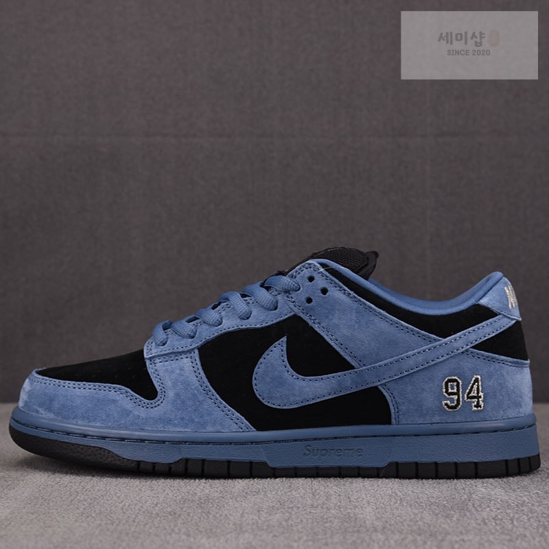 Nike 나이키 x 슈프림 SB 덩크 로우 94 오션 퍼그 HQ8487-400 신발 1번 이미지