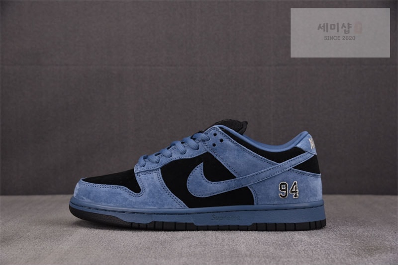 Nike 나이키 x 슈프림 SB 덩크 로우 94 오션 퍼그 HQ8487-400 신발 14번 이미지