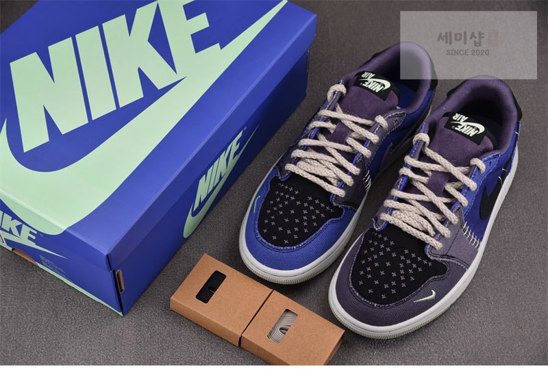Nike 나이키 x 자이언 윌리엄슨 에어조던 1 로우 OG 부두 얼터네이트 IH2309-500 신발 3번 이미지