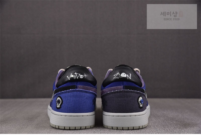 Nike 나이키 x 자이언 윌리엄슨 에어조던 1 로우 OG 부두 얼터네이트 IH2309-500 신발 7번 이미지