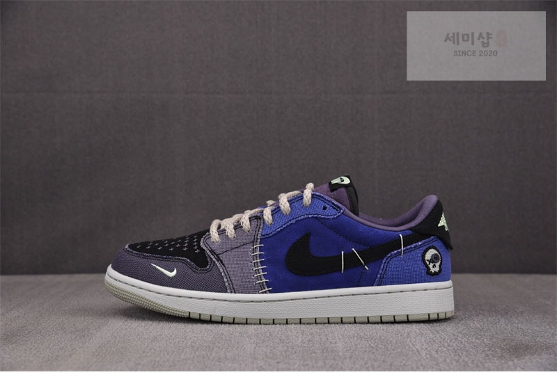 Nike 나이키 x 자이언 윌리엄슨 에어조던 1 로우 OG 부두 얼터네이트 IH2309-500 신발 8번 이미지