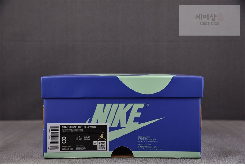 Nike 나이키 x 자이언 윌리엄슨 에어조던 1 로우 OG 부두 얼터네이트 IH2309-500 신발 9번 이미지