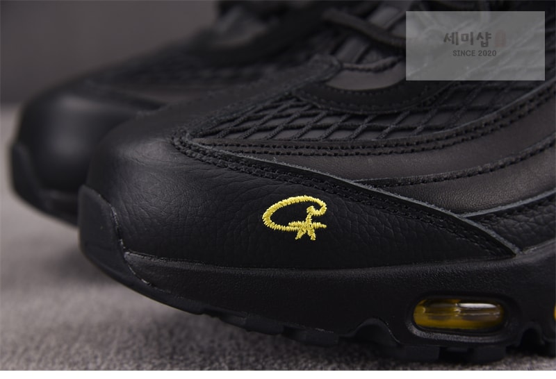 Nike 나이키 x 코르테이즈 에어맥스 95 블랙 앤 투어 옐로우 FB2709-003 신발 14번 이미지
