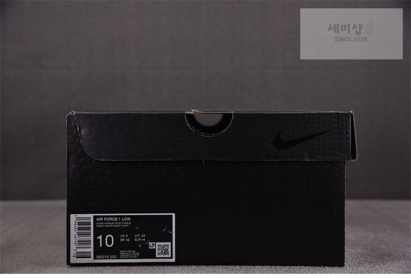 Nike 나이키 x 코비 브라이언트 에어포스 1 로우 코트 퍼플 IB0018-500 신발 3번 이미지