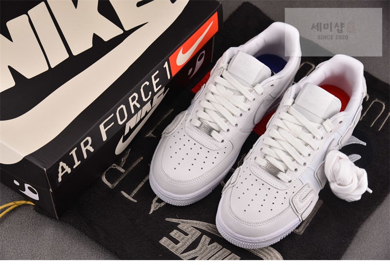 Nike 나이키 x CPFM 에어포스 1 로우 프리미엄 화이트 DD7050-100 신발 3번 이미지