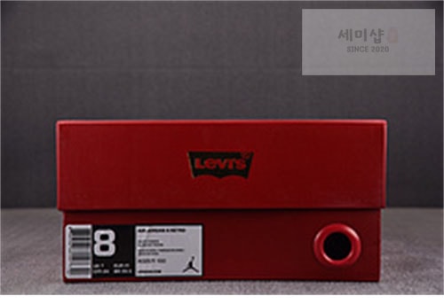Nike 에어조던4 x 리바이스 레트로 화이트 신발 9번 이미지