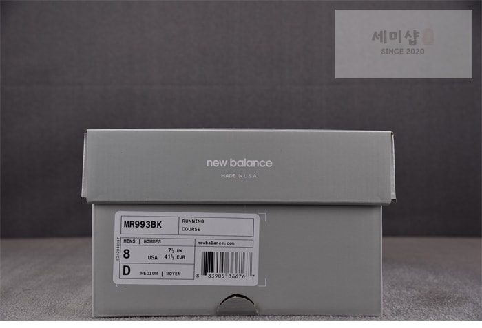New Balance 뉴발란스 993 MiUSA 블랙 신발 7번 이미지