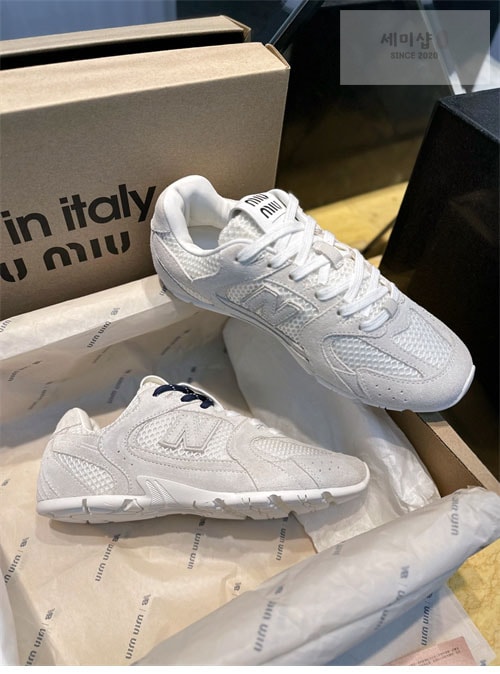 New Balance 뉴발란스 x 미우미우 530 SL 스니커즈 신발 5번 이미지