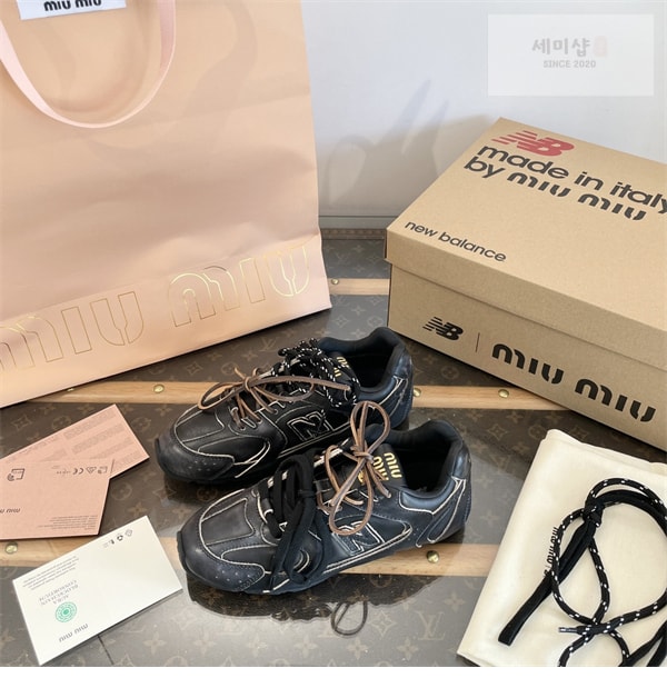 New Balance 뉴발란스 x 미우미우 530 SL 스니커즈 신발 4번 이미지