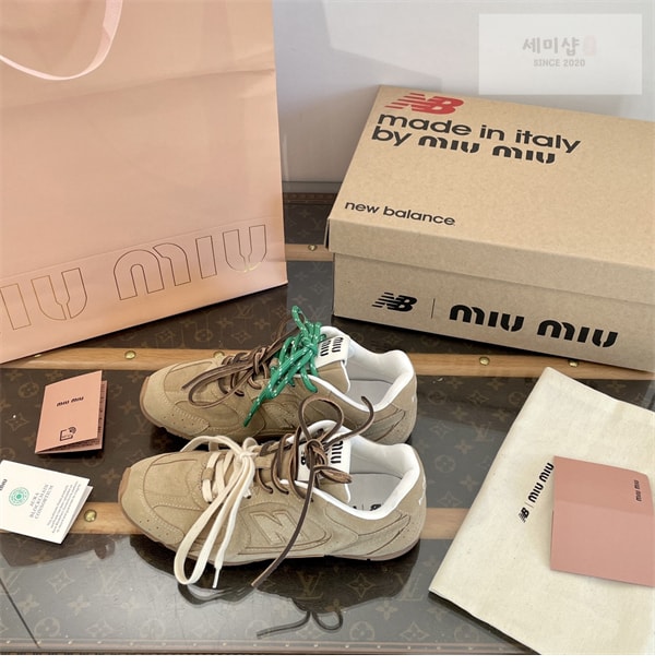 New Balance 뉴발란스 x 미우미우 530 SL 스니커즈 신발 3번 이미지