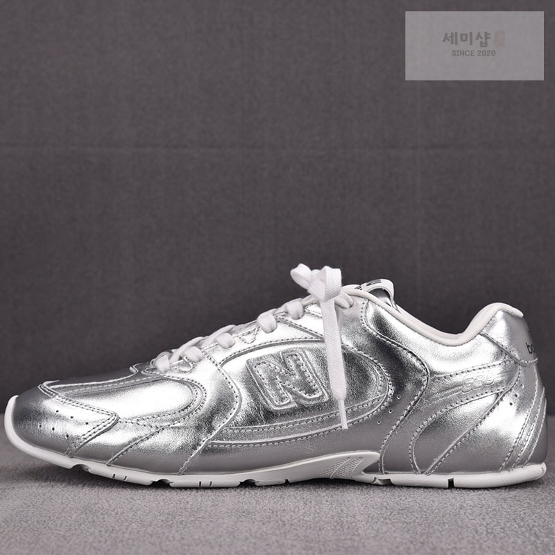 New Balance 미우미우 x 뉴발란스 530 SL 실버 신발 1번 이미지