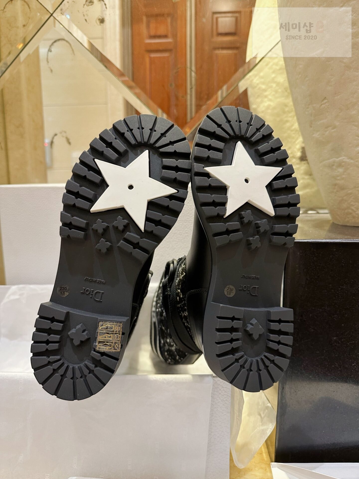 D I O R 디올 메이저 트위드 레더 롱 부츠 “35SIZE – 40SIZE” 신발 8번 이미지