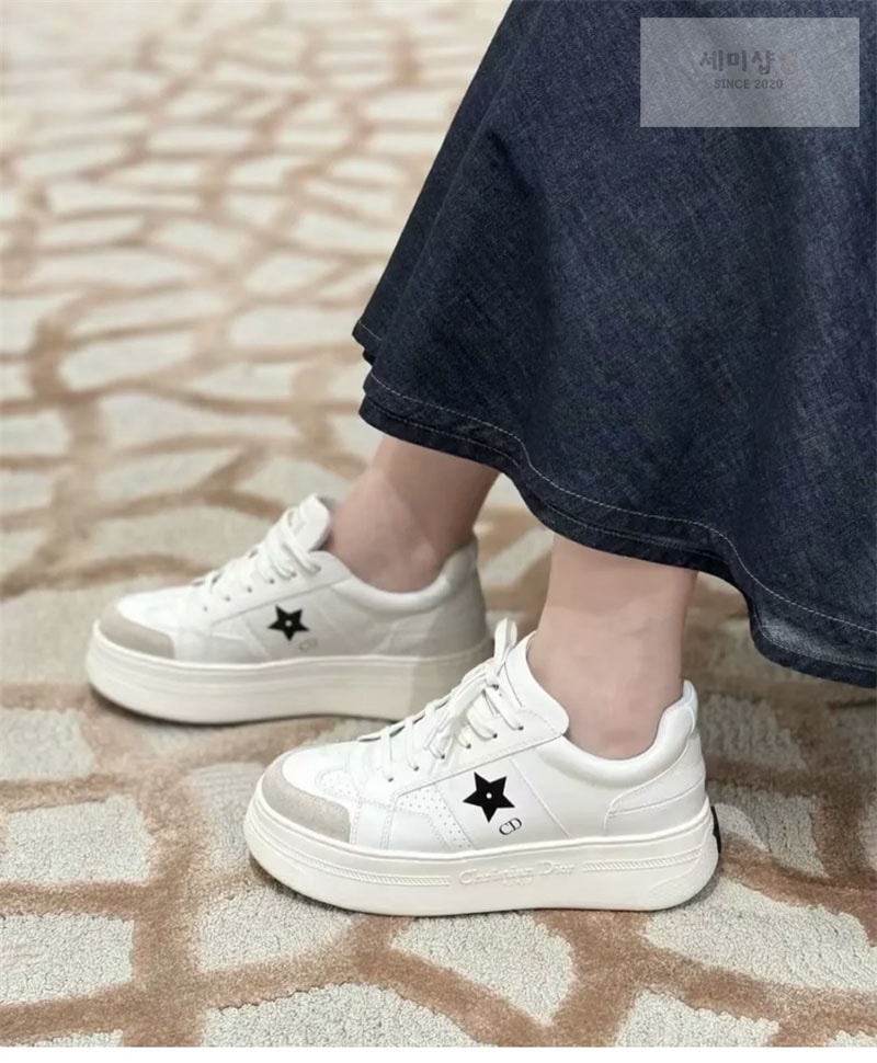 디올 디올 스타 플랫폼 스니커즈 화이트 신발 11번 이미지