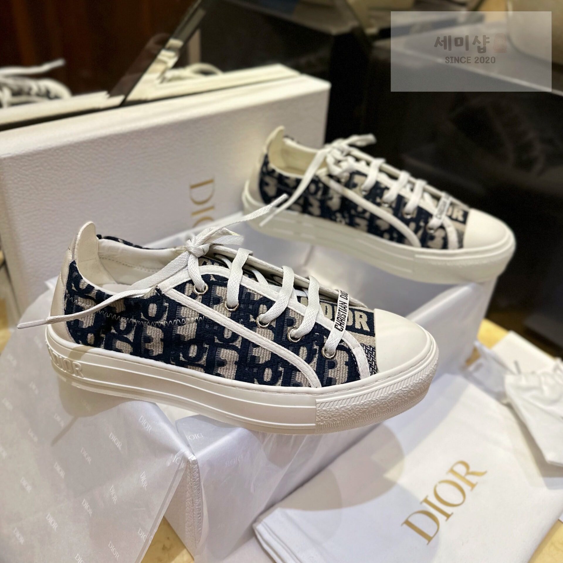 D I O R 디올 오블리크 자가드 워크인 디올 스니커즈 “35SIZE – 40SIZE” 신발 1번 이미지