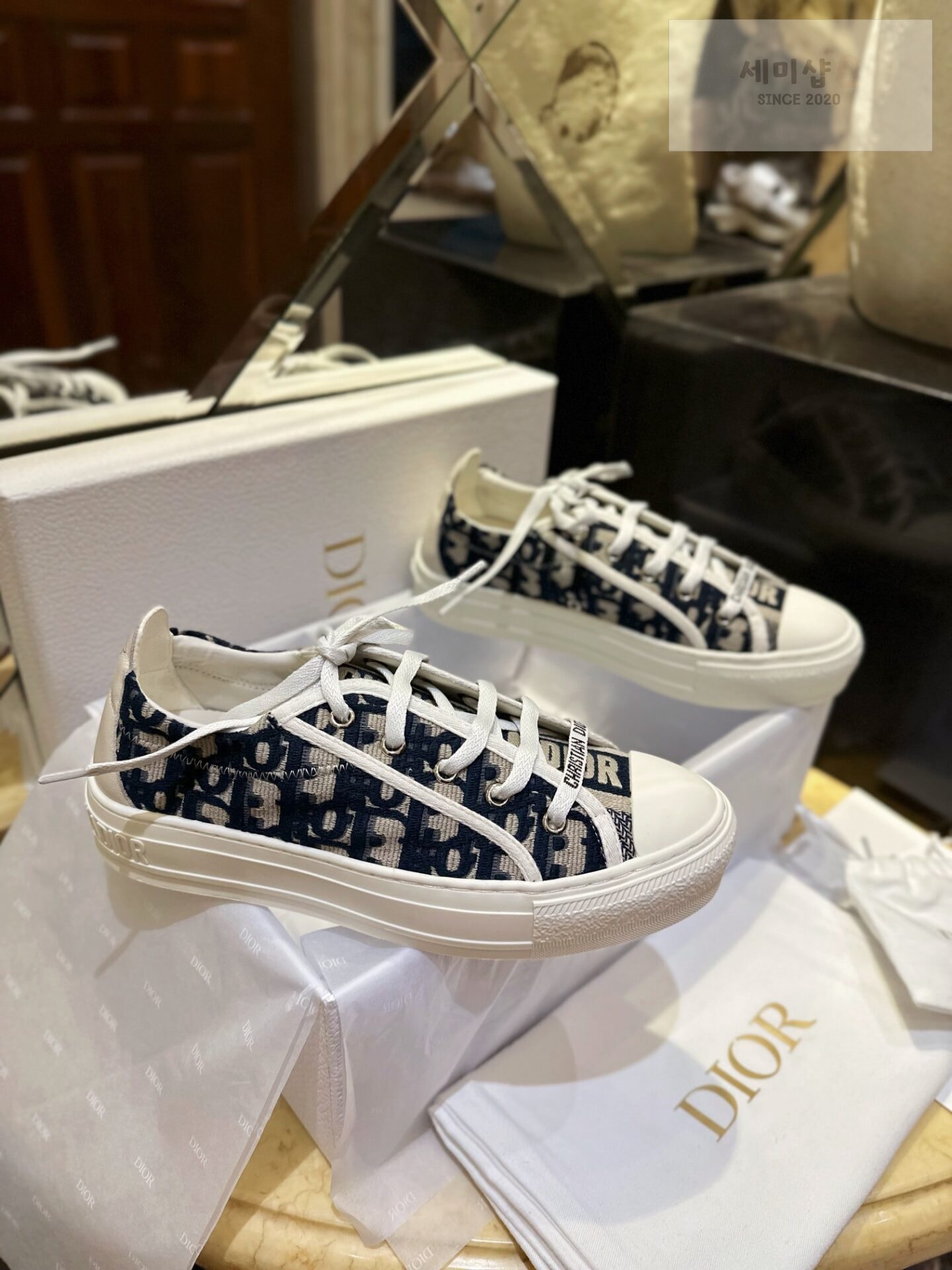 D I O R 디올 오블리크 자가드 워크인 디올 스니커즈 “35SIZE – 40SIZE” 신발 3번 이미지