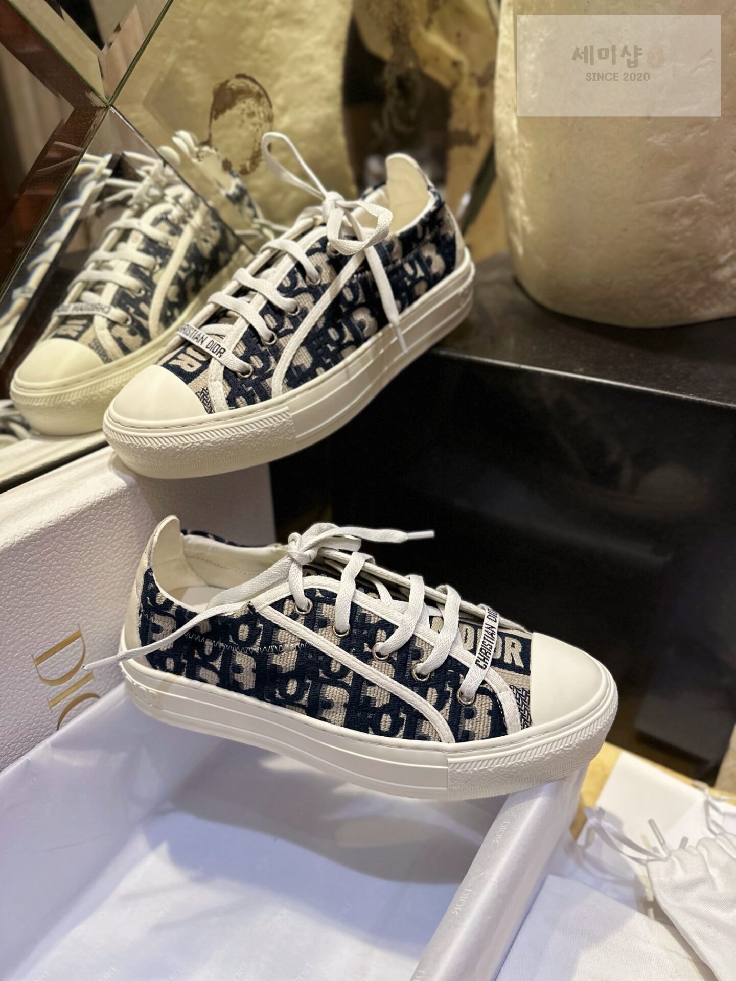 D I O R 디올 오블리크 자가드 워크인 디올 스니커즈 “35SIZE – 40SIZE” 신발 4번 이미지