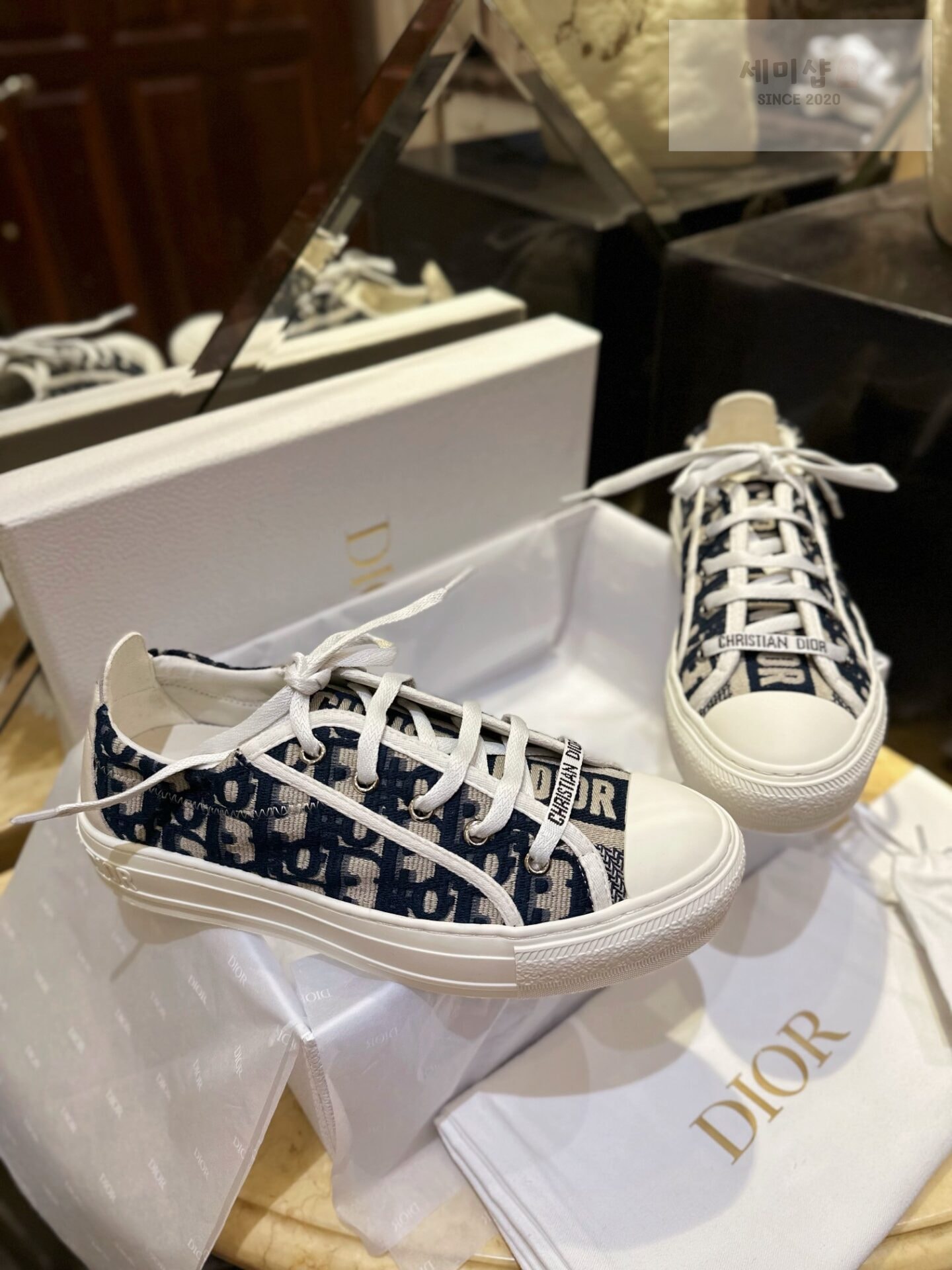 D I O R 디올 오블리크 자가드 워크인 디올 스니커즈 “35SIZE – 40SIZE” 신발 5번 이미지