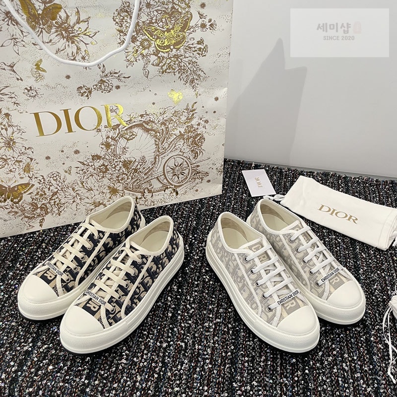 D I O R 디올 오블리크 자수 스니커즈 신발 1번 이미지