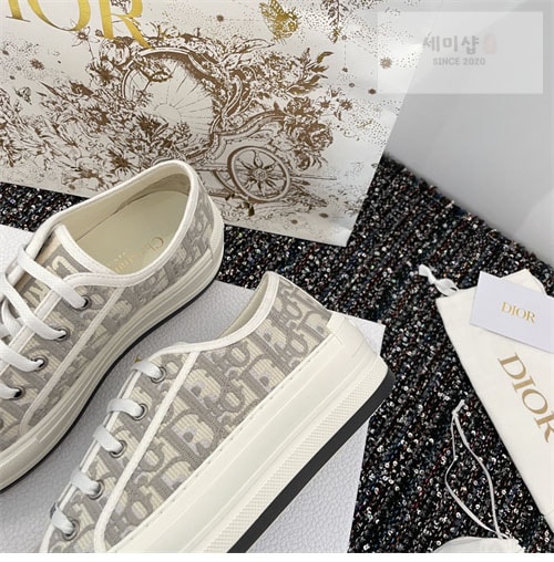 D I O R 디올 오블리크 자수 스니커즈 신발 11번 이미지