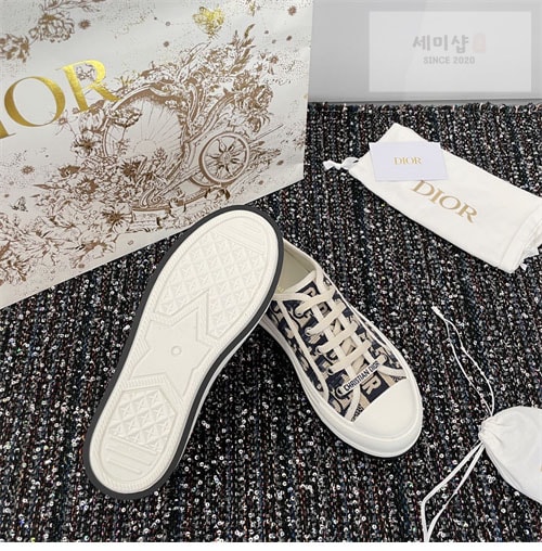 D I O R 디올 오블리크 자수 스니커즈 신발 20번 이미지