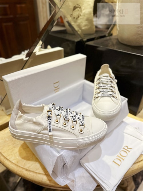D I O R 디올 워크앤디올 캔버스 스니커즈 신발 8번 이미지