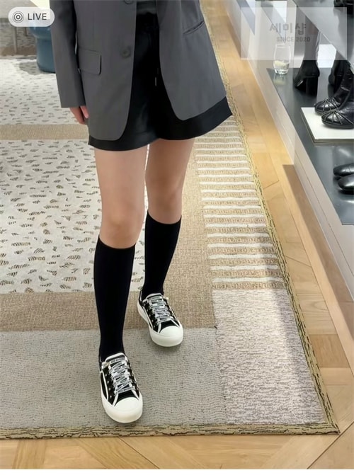 D I O R 디올 워크앤디올 캔버스 스니커즈 신발 2번 이미지