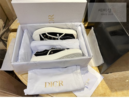 D I O R 디올 워크앤디올 캔버스 스니커즈 신발 5번 이미지
