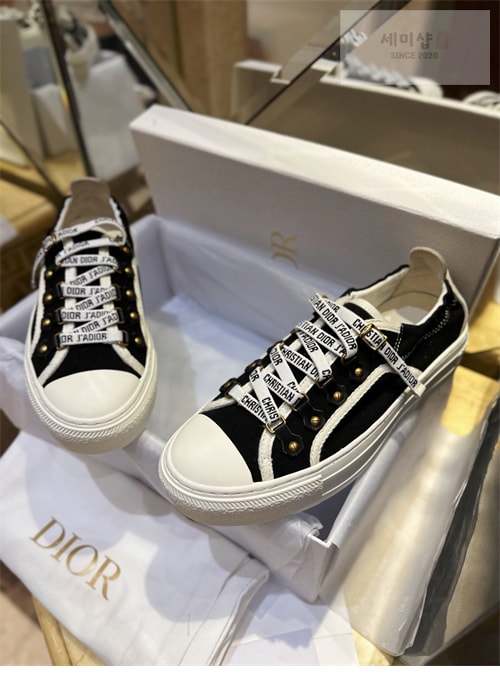 D I O R 디올 워크앤디올 캔버스 스니커즈 신발 7번 이미지