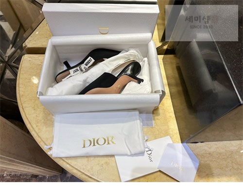 D I O R 디올 자디올 슬링백 펌프스 신발 5번 이미지