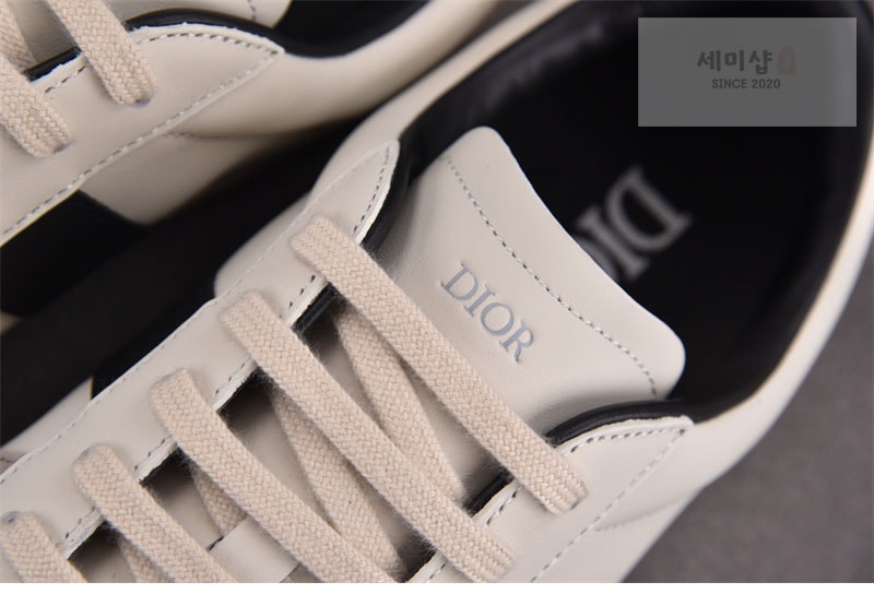 D I O R 디올 B01 매치포인트 스니커즈 화이트 블랙 신발 8번 이미지