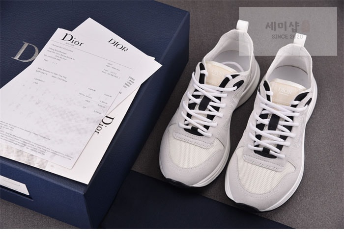 D I O R 디올 B25 러너 스니커즈 화이트 신발 6번 이미지