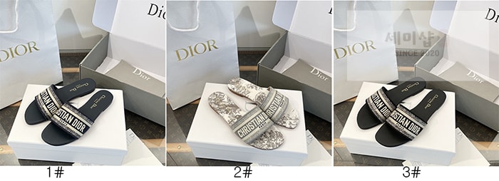 D I O R 디올 Dway 디웨이 뮬 슬리퍼 1# 신발 2번 이미지