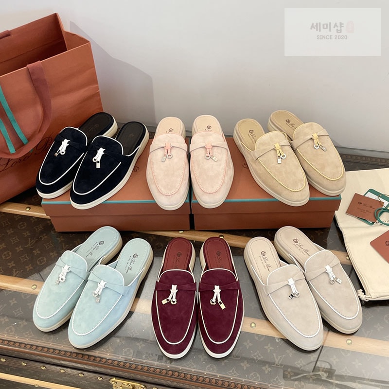 Loro Piana 로로피아나 바부슈 참 워크 로퍼 뮬 신발 39번 이미지