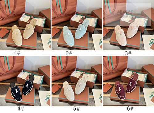 Loro Piana 로로피아나 바부슈 참 워크 로퍼 뮬 신발 1번 이미지