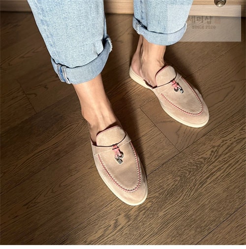 Loro Piana 로로피아나 바부슈 참 워크 로퍼 뮬 신발 2번 이미지