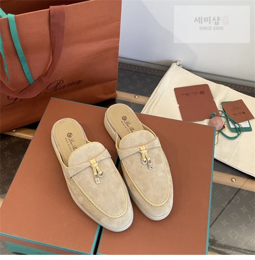 Loro Piana 로로피아나 바부슈 참 워크 로퍼 뮬 신발 4번 이미지