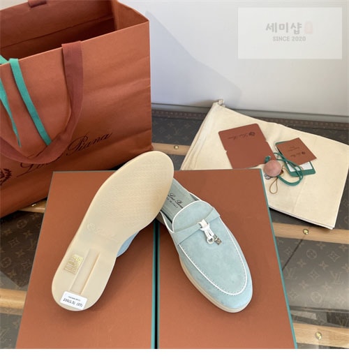 Loro Piana 로로피아나 바부슈 참 워크 로퍼 뮬 신발 40번 이미지