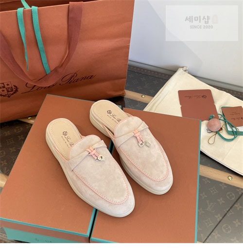 Loro Piana 로로피아나 바부슈 참 워크 로퍼 뮬 신발 41번 이미지