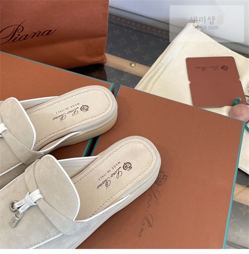 Loro Piana 로로피아나 바부슈 참 워크 로퍼 뮬 신발 17번 이미지