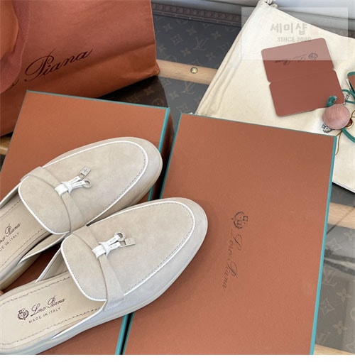 Loro Piana 로로피아나 바부슈 참 워크 로퍼 뮬 신발 18번 이미지
