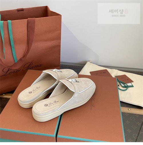 Loro Piana 로로피아나 바부슈 참 워크 로퍼 뮬 신발 19번 이미지