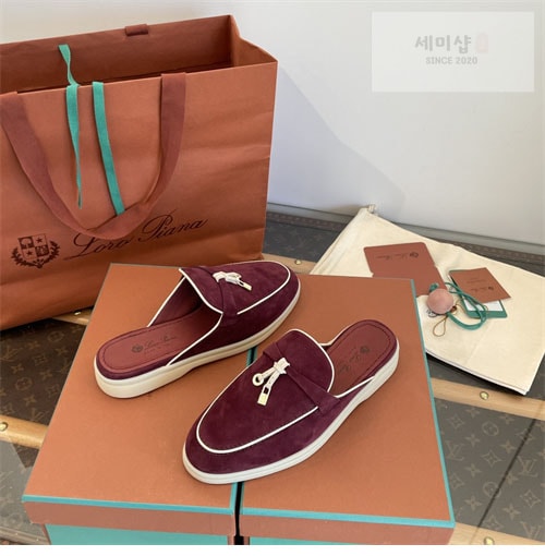 Loro Piana 로로피아나 바부슈 참 워크 로퍼 뮬 신발 20번 이미지