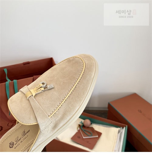 Loro Piana 로로피아나 바부슈 참 워크 로퍼 뮬 신발 36번 이미지