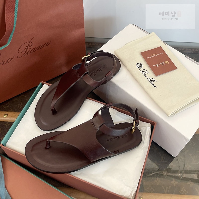 Loro Piana 로로피아나 싱글 토 샌들 신발 1번 이미지