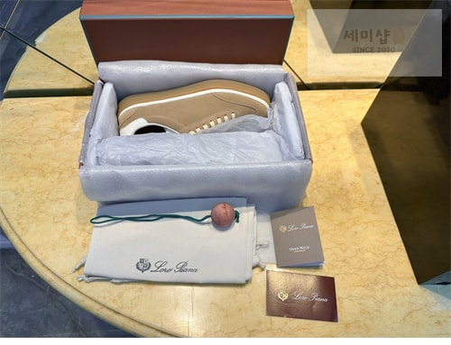 로로피아나 로로피아나 테니스 워크 레이스업 스니커즈 신발 3번 이미지