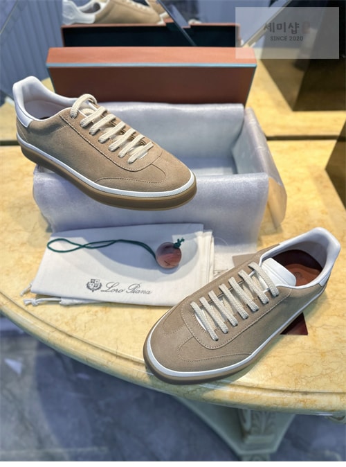 로로피아나 로로피아나 테니스 워크 레이스업 스니커즈 신발 7번 이미지